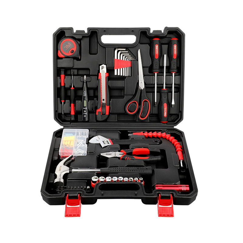 赛拓(santo)42件家用工具套装 维修工具箱工具组套 手动工具 螺丝批