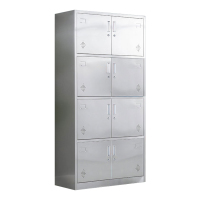 鑫升顺不锈钢更衣柜员工衣柜储物柜更衣室储物柜201八门更衣柜