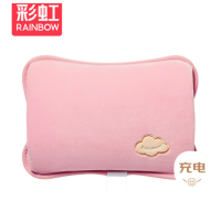 彩虹免洗亲肤绒 暖水袋 T322-F 粉色