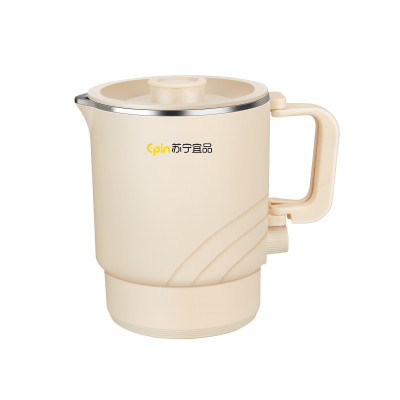苏宁宜品便携式折叠电热水壶电水壶烧水壶 1.1L容量不锈钢开水壶
