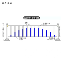 北斗金云 道路隔离护栏 中央护栏 120cm 米