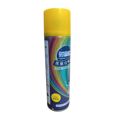 财富临 自喷漆 350ml/瓶 美术黄 瓶