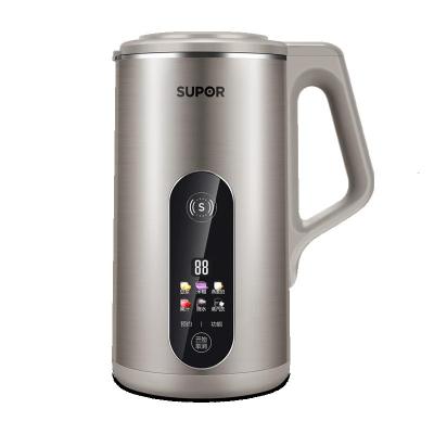 苏泊尔豆浆机 1.2L家用多功能双钢彩屏304级不锈钢免滤预约料理机搅拌机 DJ12B-P39E