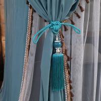 美帮汇u型导轨蚊帐1.8m床廷欧式遮光床帘一体1.5米公主床幔家用带支架