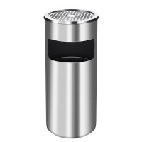豫众诺 不锈钢垃圾桶 圆筒形 个