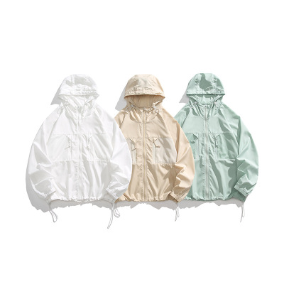 山系户外防晒衣男UPF50+男士夏季连帽休闲宽松速干薄款透气防晒服