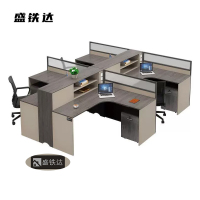 盛铁达 T型四人位3000*2800*1100mm STD-XXZ82 张