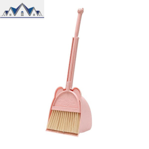 迷你小扫把簸箕套装 儿童学习扫地工具 家用软毛笤帚扫帚撮箕组合 三维工匠