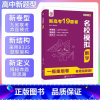 [数学]新题型模拟19题卷 [正版]2024新高考数学试卷19题卷新高考改革新定义19套卷数学模拟卷九省联考数学新题型名