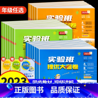 [人教版]语文+数学 一年级上 [正版]2023秋新版实验班提优大考卷语文数学英语人教版 小学一年级二年级三年级上册四五
