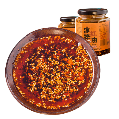 古蜀味道凉拌菜调料四川特产红油辣椒油香辣油泼辣子自制麻辣味
