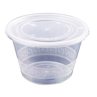 特昂优选 一次性餐盒 圆形450ML/个