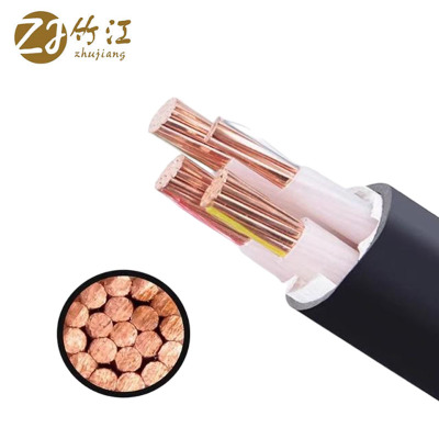 竹江 铜芯电缆 ZC-YJV22-0.6/1KV-4*10+1*6 米
