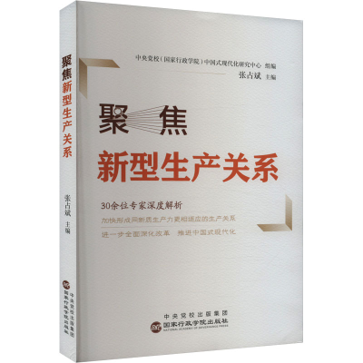 正版新书]聚焦新型生产关系张占斌 编9787515029269