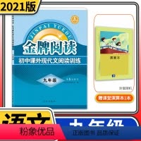 [正版]金牌阅读九年级初中课外现代文中学语文课外现代文拓展阅读与训练9年级上下册1册 金牌阅读初中语文现代文阅读专项训