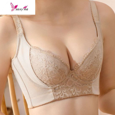 院诗意美娜锁脂薄杯女儿聚拢收副乳收腰调整型文胸内衣FISHBASKET胸罩