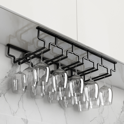  古达酒柜红酒杯架倒挂家用高脚杯架悬挂酒杯架摆件