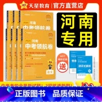 7本套:语数英物化政史 河南省 2025新版河南中考领航卷 [正版]2025新版河南中考领航卷中考原创新题信息模拟试卷金
