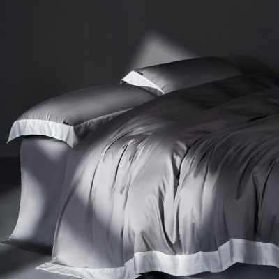 总裁风A类160s海岛棉纯棉四件套久洗如新高级感亲肤全棉套件