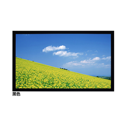 经科JK画框投影幕布小边框H3-AT/W2编织透声幕白幕119寸16:10