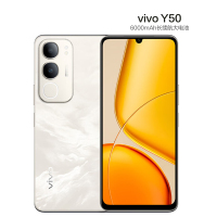 vivo Y50 白金 8GB+256GB 天玑6300 高清影像 6000mAh电池 44W充电 5G手机
