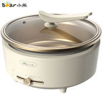 小熊(Bear)电火锅HG-P50F1不沾多功能一锅5L多用打边炉火锅专用 家用分体式大容量涮烤炒菜煮煎一体电煮锅