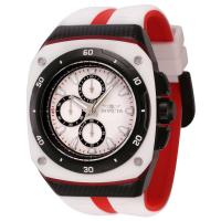 Invicta 男士mm防水石英手表 硅胶表带夜光计时腕表