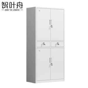 智叶舟铁皮文件柜中二斗850*390*1800mm个