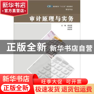 正版 审计原理与实务 荣国萱,王婷婷,朱桂明主编 南京大学出版