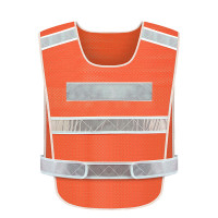 SICURO安全反光背带马甲反光背心荧光马甲定制 za-fz017h