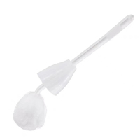 炯毅 软毛马桶刷挤水恭刷厕所刷酒店家居用清洁坐便器洁厕刷子 马桶刷 软毛 38cm*8cm 个