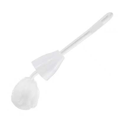 炯毅 软毛马桶刷挤水恭刷厕所刷酒店家居用清洁坐便器洁厕刷子 马桶刷 软毛 38cm*8cm 个