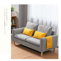 豫亨北欧沙发简约现代卧室出租房公寓小户型三人沙发客厅双人布艺沙发