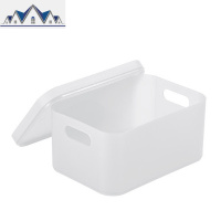 厨房带盖玩具长方形收纳柜置物盒桌面收纳盒寝室梳妆盒内衣盒台面 三维工匠