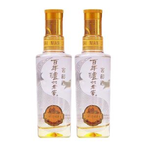 52度泸州老窖窖龄60年小酒100ml*2瓶 浓香型白酒