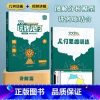❤️95%家长选择[全两册](学练同步)玩转几何+练习册 小学通用 [正版]天天向上玩转几何小学数学几何思维训练图解78