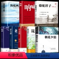 定制8册中小学生必读 [正版]骆驼祥子原著老舍 人民文学出版社七年级下必读课外书 初一初中生名著阅读书籍老师和海底两万里