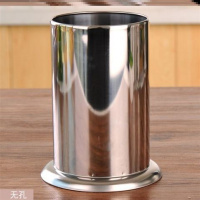 创意筷子筒架收纳盒刀叉家用厨房兜北欧个性壁挂式勺子筷笼快子搂 敬平 不锈钢无孔筷子筒