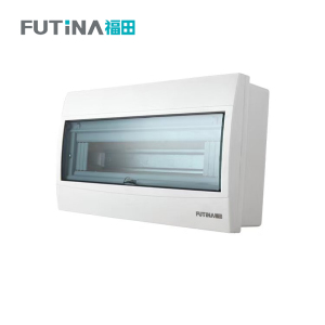 福田 全塑配电箱明暗装通用空开盒 家用防水强电箱空气开关盒子电控箱 13-16位 单位:个