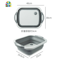 多功能可折叠洗菜盆厨房家用创意水洗碗碟盆洗菜洗水果篮 FENGHOU洗菜篮洗菜篮