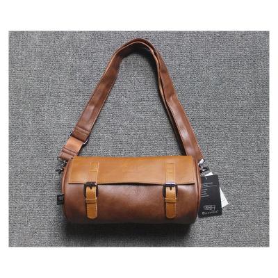 NEWLAKE水桶包包女包新款时尚嘻哈圆筒包男包圆柱形单肩斜挎包百搭潮包男男士斜挎包