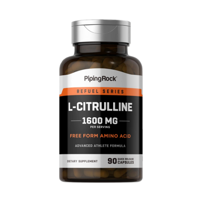 保税发-PipingRock L-瓜氨酸胶囊1600mg90粒 美国原装进口 扩张血管增强爆发力
