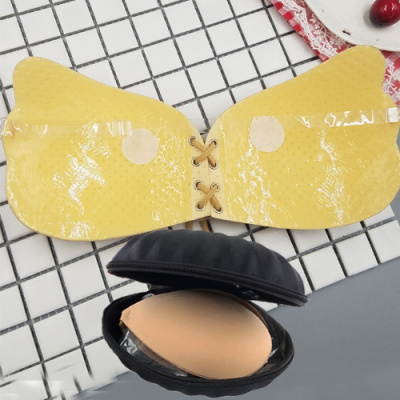 SUNTEK隐形文胸贴女婚纱用无肩带聚拢充气新娘小胸加厚写真孕妇拍照乳贴