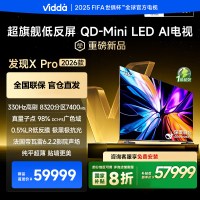 Vidda发现X Pro 2026款 116英寸电视 黑曜屏QD-Mini LED以旧换新 116VX5Q-Pro