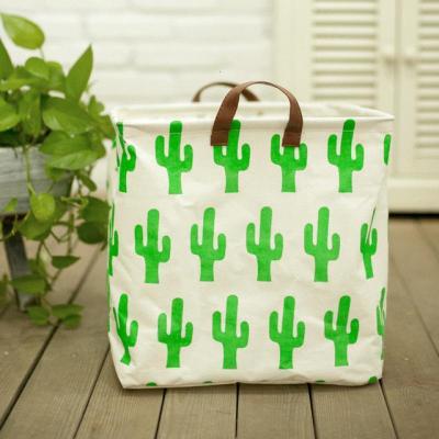 家柏饰(CORATED)布艺脏衣篮防水家用宿舍收纳衣服杂物收纳箱折叠储衣筐脏衣篓