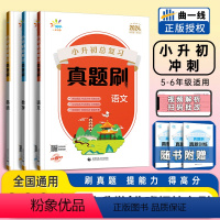 语文❤️通用版 小学升初中 [正版]2024版53一起同学小升初总复习真题刷语文数学英语全国通用版小学五年级六年级小学毕