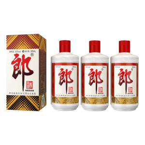 郎牌郎酒小普郎53度200ml*3瓶酱香型白酒小酒