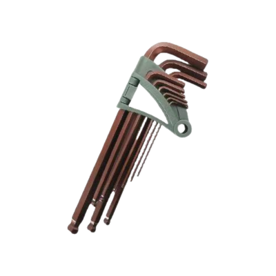 绝顺寰宇 内六角扳手头 中长镜面九件套 套