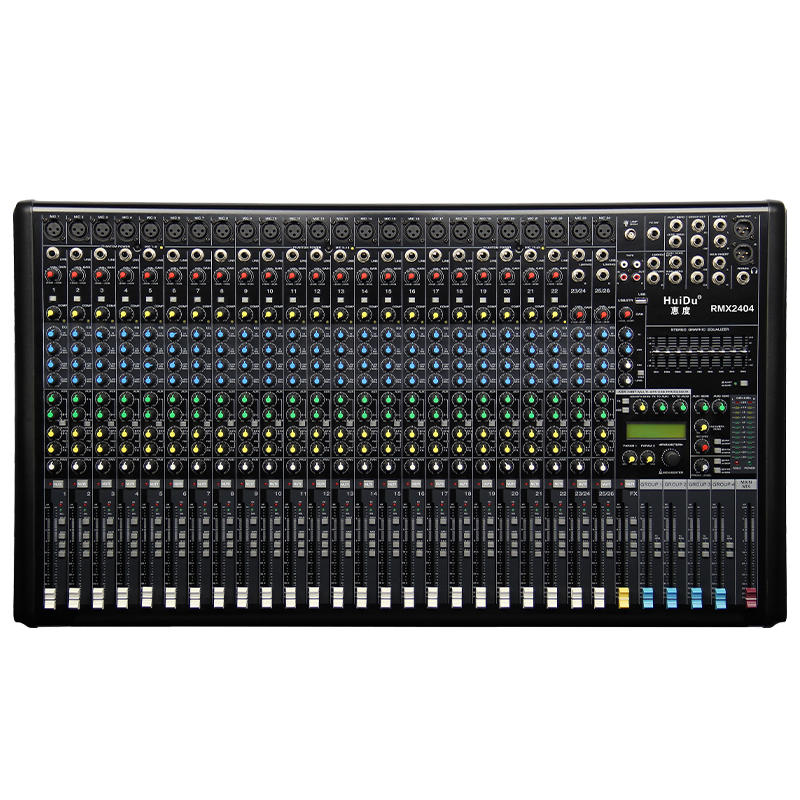 惠度(HuiDu)24路输入四编组输出模拟调音台 RMX2404(销售单位:台)