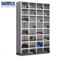 铭思达不锈钢鞋柜单面32格个